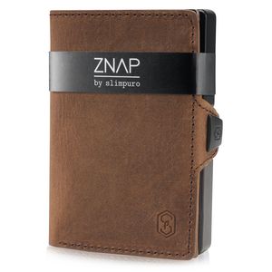 ZNAP Slim Wallet 12 Karten Münzfach 8 x 1,8 x 6 cm (BxHxT) RFID-Schutz