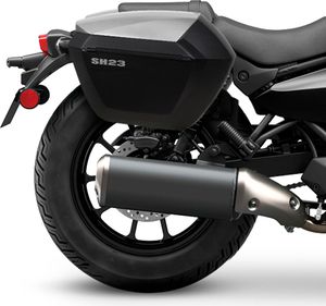 Shad 3p Kawasaki Eliminator 500 2024 Montage Seitenkoffer Silber  Silber One Size