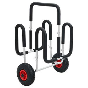 vidaXL SUP Trolley für 2 Surfbretter 90 kg Aluminium vidaXL SUP Trolley für 2 Surfbretter 90 kg Aluminium