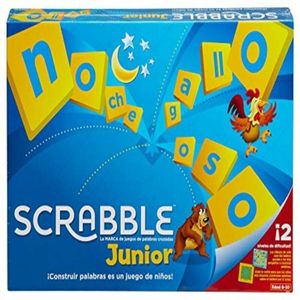 Mattel Spiele Scrabble junior, Brettspiele für Kinder (Mattel Y9669) CPA Altersbereich: +6 Jahre alt