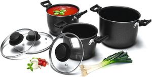 Camp4 3er Alu Camping-Topfset - 6-teilig