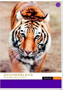 Zeichenblock A3 100g/qm perforiert weiß Block mit 20 Blatt