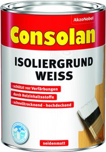 Consolan Isoliergrund, Weiß, 2,5 l