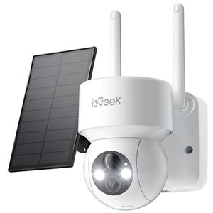 ieGeek 2K Überwachungskamera Aussen Solar mit PTZ,  IP Kamera Outdoor mit PIR