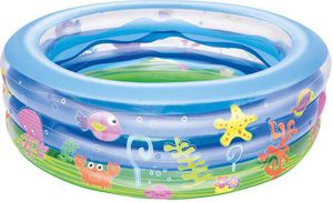 Bestway Summer Wave Crystal 196x53 Cm Runder Aufblasbarer Pool Blau 700L Blau 700L