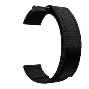 INF Garmin Fenix 6X / 5X / 3 / 3 HR Armband 26 mm Nylon Schwarz