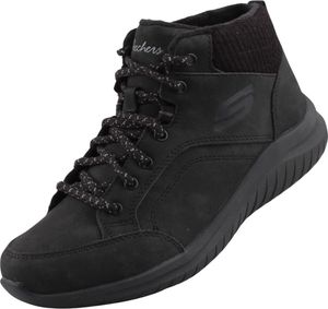 Skechers Ultra Flex 2.0 Casual Mix Damen Stiefelette Schwarz