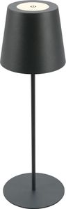 Tischlampe Akku Tischleuchte Kabellos Touch höhenverstellbar Akku tauschbar