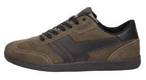 Boras Retro Sports Sneaker Suede auch in Übergrößen 'Socca' forest/black 3541-1527, Herren:49 EU