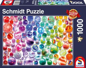 1000 Teile Schmidt Spiele Puzzle Regenbogen-Murmeln 57381