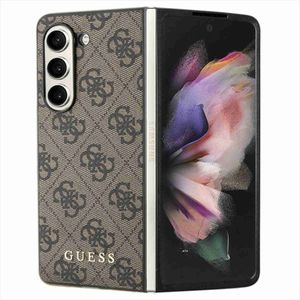 Guess Samsung Galaxy Z Fold5 Hülle Case 4G Charms Collection Braun