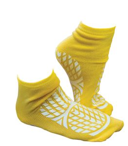 Aidapt Anti-Rutsch-Socken doppelseitig - mittel - Gelb