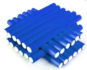 FP Papilotten - Flex-Wickler Set - ca. 13 mm blau - 24 Stck. + Kosemtiktasche + Vent-Bürste (Deutscher Fachhändler!)