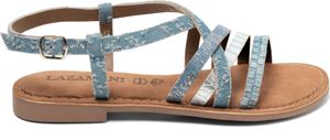 Lazamani Zuri Damen Sandalen Denim Größe 38