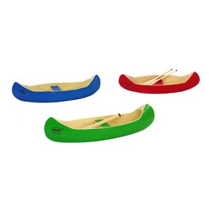 Ogas 2248 Kanu mit zwei Paddeln Holzboot (3132) verschiedene Farben Holz