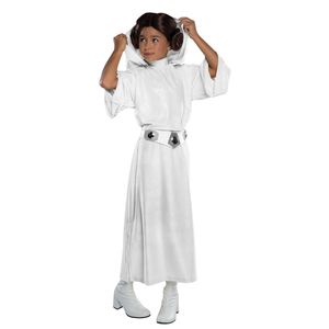 Star Wars - Kostým '" 'Princezna Leia' - Děti BN5455 (M) (Bílá)
