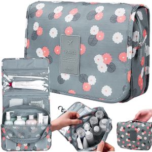 Toaletní taška Cestovní kosmetická taška Make-up organizér s rukojetí Závěsná taška na prádlo pro ženy a muže 24x9,5x19cm Retoo