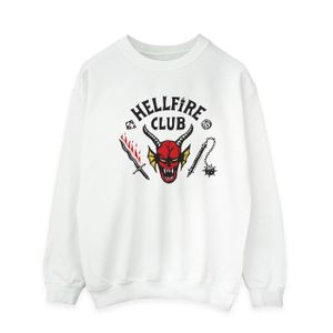 Netflix - "Stranger Things Hellfire Club" Sweatshirt für Herren BI45089 (L) (Weiß)