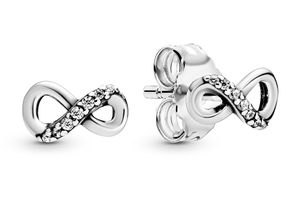 Pandora Timeless Ohrstecker 298820C01 Sparkling Infinity Silber 925 Klare Zirkonia