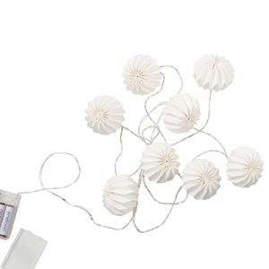 BUTLERS HANAMI LED-Lampions 8 Lichter mit USB-Batteriefach