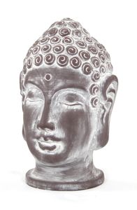 Deko Figur Buddha Kopf groß - 26 cm - 1 Stück