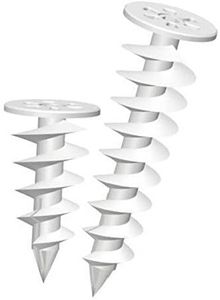 Hartschaumdübel Dämmstoffdübel Styropordübel Spiraldübel Dübel WDVS Länge: 50mm