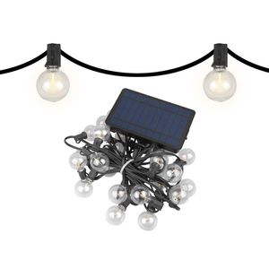 Solar LED Lichterkette 7,5 m Girlande ML43 Außen 25 LED mit USB-Ladestation