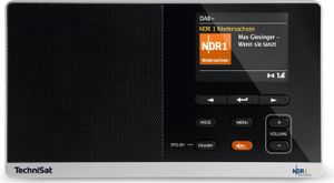 TechniSat DIGITRADIO 215 NDR 1 Dabbi Edition - portables DAB+ Radio (UKW, Farbdisplay, Direktwahltaste, Wecker, Favoritenspeicher)