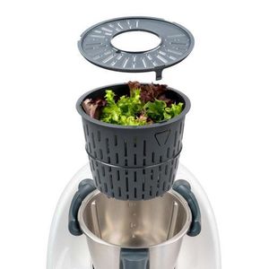 mixcover verbesserte Version Salatschleuder kompatibel mit Thermomix TM6 TM5 – waschen und trocknen von Salat – Salattrockner - auch zum Kochen geeignet