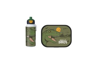 Mepal Lunch-Set (Schulbecher & Lunchbox) Campus Pop-Up Dino