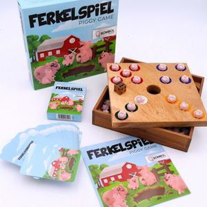 Ferkelspiel Premium - lustiges Würfelspiel für die ganze Familie inkl. Erweiterung für noch mehr Spielspaß
