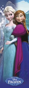 Frozen - Disney Anna and Elsa - Türposter Plakat - Größe 53x158 cm