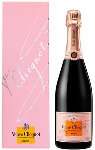 Veuve Clicquot Rosé Brut Champagner in Geschenkpackung Champagne Frankreich | 12,5 % vol | 0,75 l