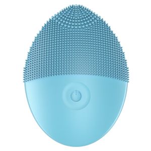 Gesichtsreinigungsbürste Silikon, Anti-Aging Elektrische Wiederaufladbar Massagebürste Wasserdicht Gesichtsbürste(Blau)