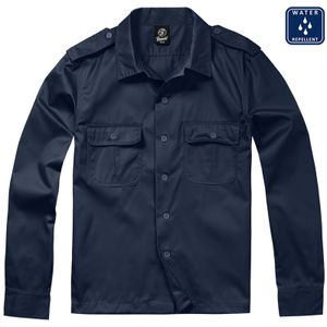 Brandit Hemd US Shirt 1/1 Arm in Navy-L