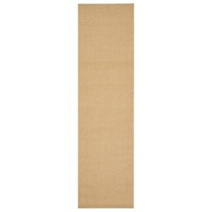 vidaXL Teppich Natur Sisal 80x300 cm