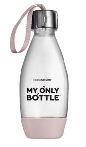 SodaStream My Only Bottle - fľaša na vodu na opakované použitie (500 ml, bez BPA, sýtená, vhodná do umývačky riadu, odolná voči UV žiareniu, viacúčelová, ružová, viacúčelová