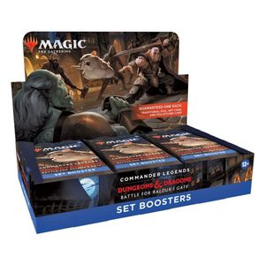 Wizards of the Coast Magic the Gathering Commander Legends: Battle for Baldur's Gate Set-Booster Display (18) englisch