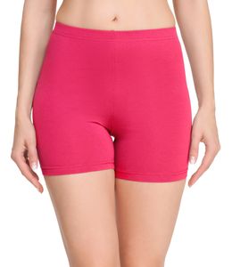 Merry Style Damen Shorts Radlerhose Unterhose Hotpants Kurze Hose Boxershorts aus Baumwolle MS10-392 (Amaranth, XS)