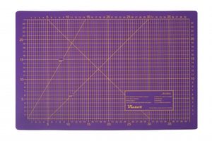 Schneidematte 3-lagig und selbstheilend violett pink 30x45cm A3