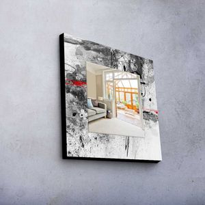 Wallity, MA- MER1239, Bunt, Wandspiegel, 50 x 50 cm, Spiegel (echt)