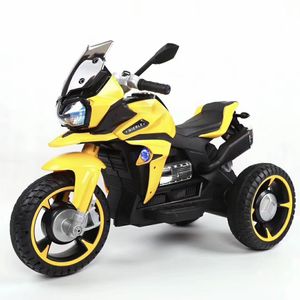 Kindermotorrad Elektromotorrad Motorrad Musik Sound Gelb (NEL-R1600)