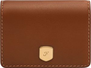 FOSSIL Geldbörse Lennox Small Flap Wallet Medium Brown braun
