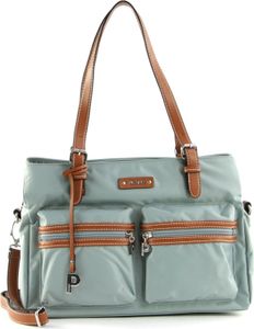 PICARD Schultertasche Umhängetasche Sonja Shopper Aqua blau braun