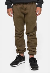 Dětské tepláky Urban Classics Boys Stretch Jogging Pants olive - 122/128