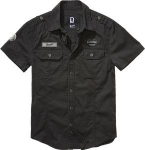 Pánské kraťasy Brandit Luis Vintage Shirt Short Sleeve black - L