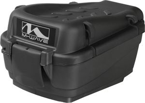 M-WAVE Amsterdam Easy Box S-M Fahrradkoffer 5 Liter - wasserdicht, abschließbar, 27x20x15 cm, für Gepäckträger