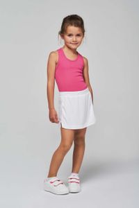 Kariban ProAct Kinder-Tennisrock PA166 white 6/8 Jahre (6/8 ans)