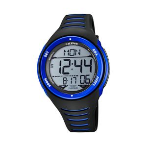 Calypso Kunststoff Herren Uhr K5807/4 Digital Armbanduhr schwarz blau D2UK5807/4