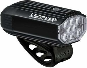 Lezyne Micro Drive 800+ Front 800 lm Satin Black Vorderseite Vorderlicht
